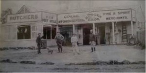 Schroeder’s store and Manning’s butcher (Photo ?)